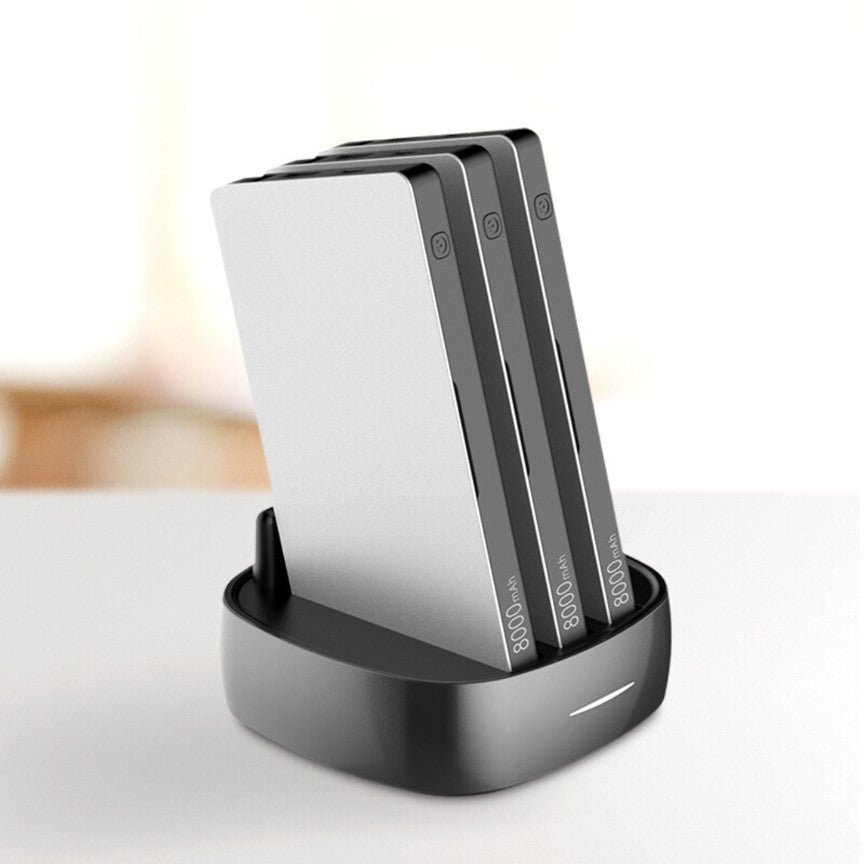 3 Multi Charging 8000 mAh Power Banks with Wireless Charging Docking Station - CHARGit Store