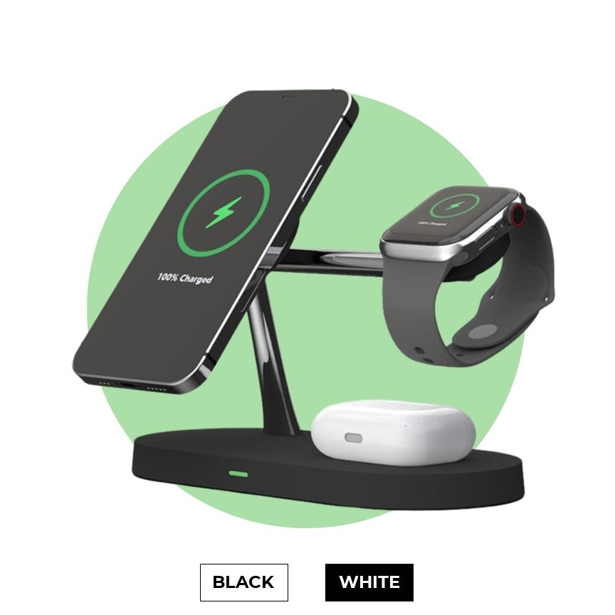 Apple 4in1 Qi MagSafe Wireless Multi Charger For iPhone, Watch & AirPods - CHARGit Store
