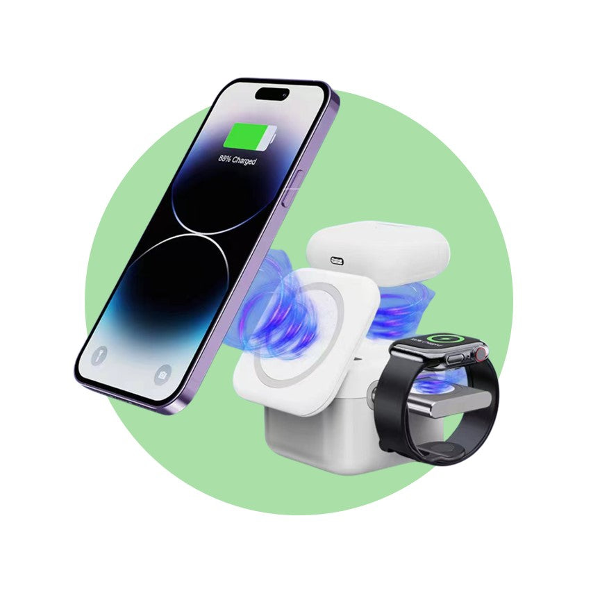 Apple Qi MagSafe Wireless Multi Charger For iPhone, Watch & AirPods - CHARGit Store