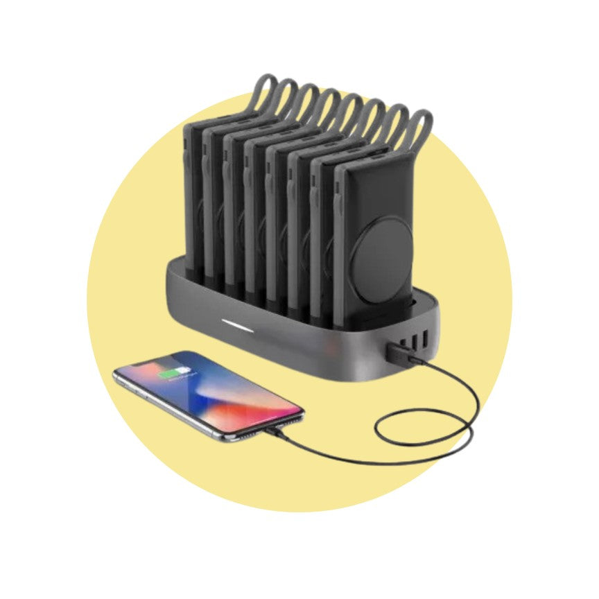 8 Qi MagSafe 10000mAh Power Banks with Touch Charge Docking Station - CHARGit Store