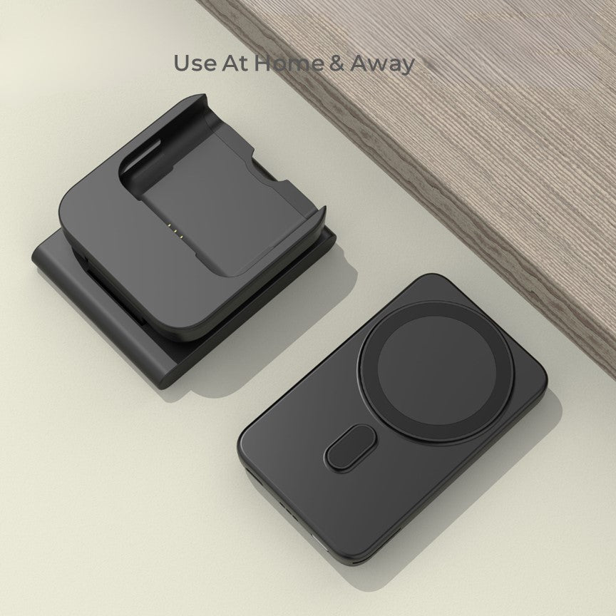 Apple Qi Magsafe Foldable Wireless Multi Charger With Removable Power Bank - CHARGit Store