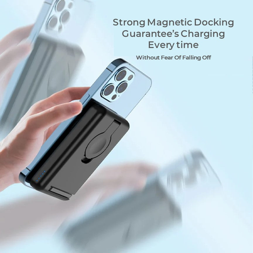 Apple Qi Magsafe Foldable Wireless Multi Charger With Removable Power Bank - CHARGit Store