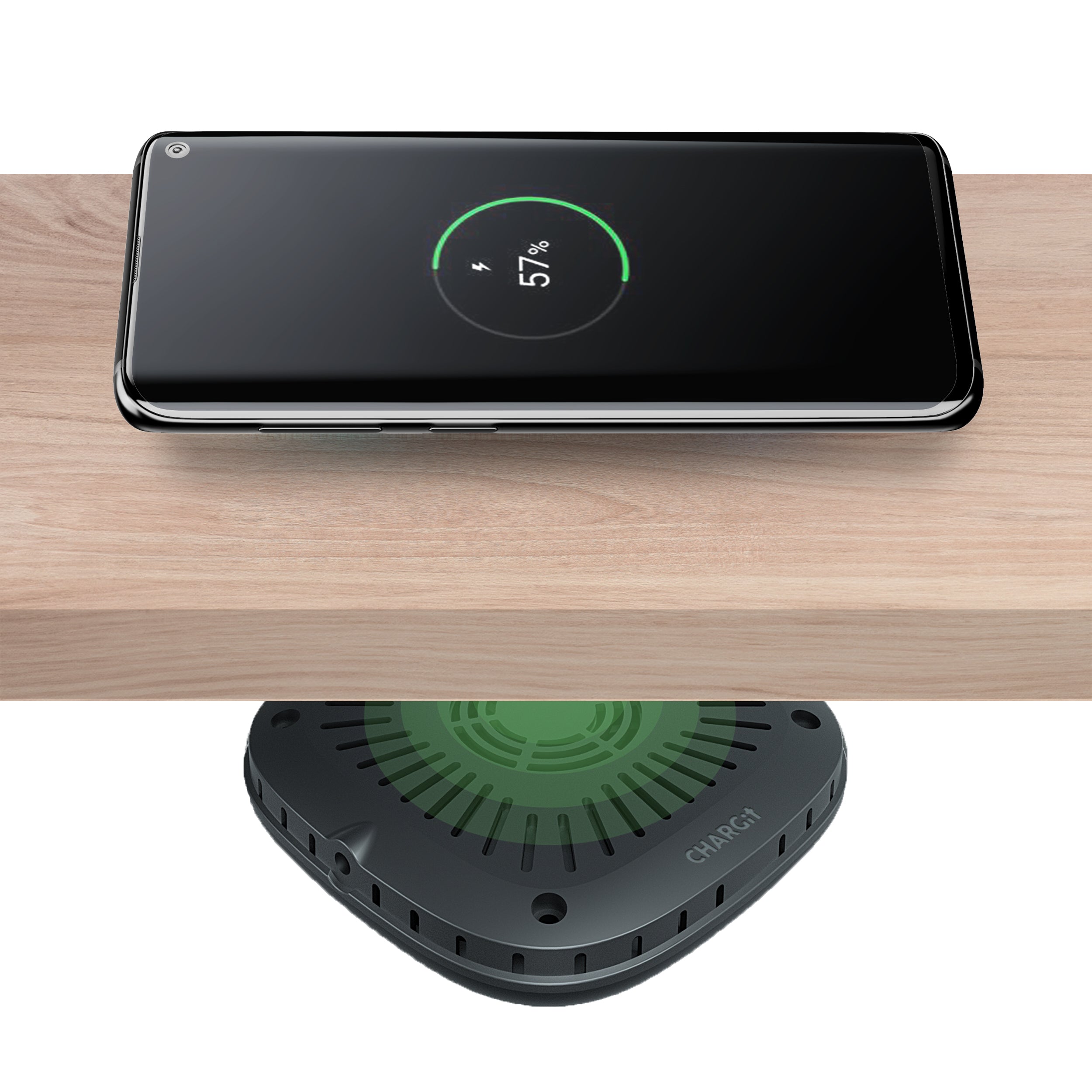 Invisible Under Surface Wireless Charger, for all Apple, Samsung & any Qi Device - CHARGit Store