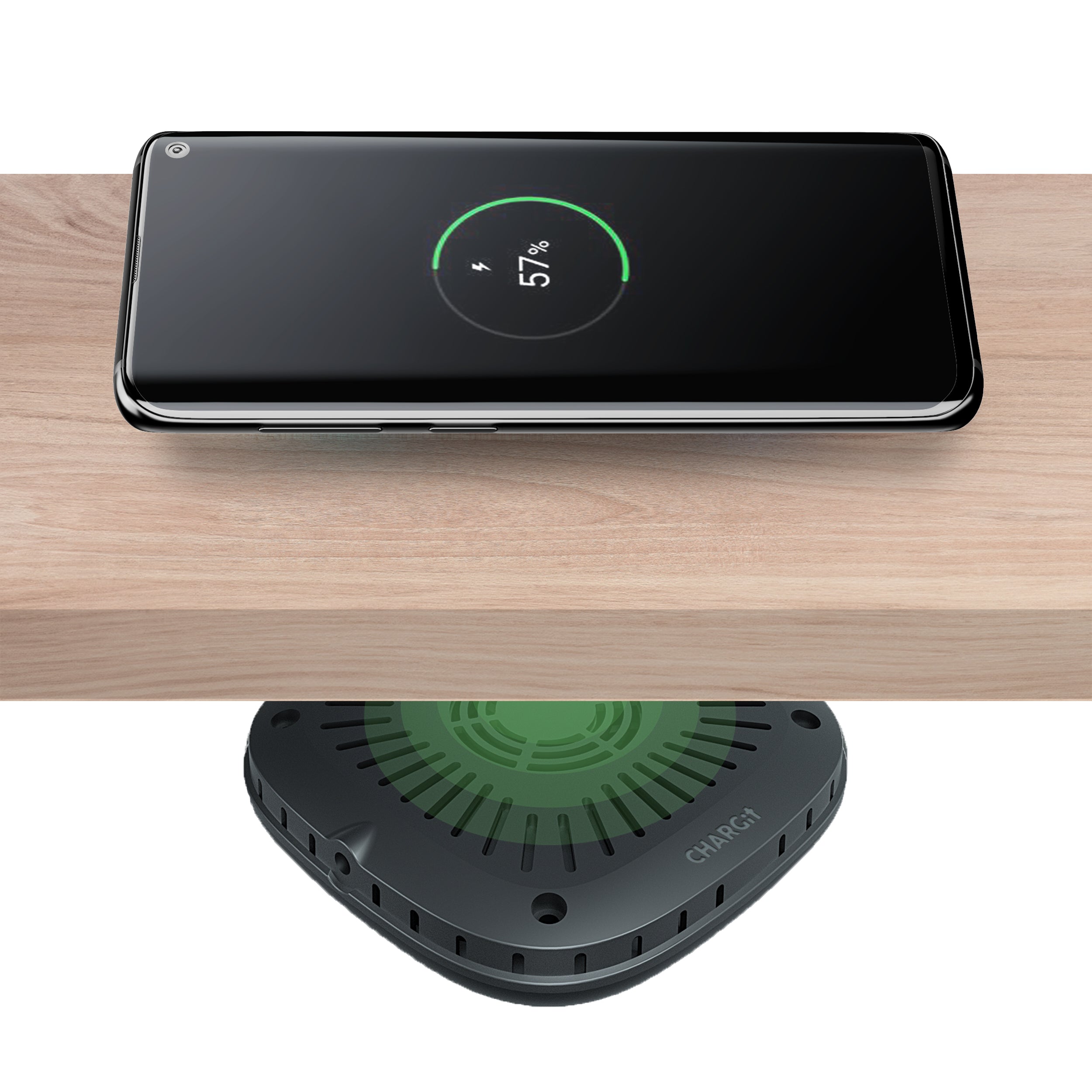 Invisible Under Surface Wireless Charger, for all Apple, Samsung &amp; any Qi Device - CHARGit Store