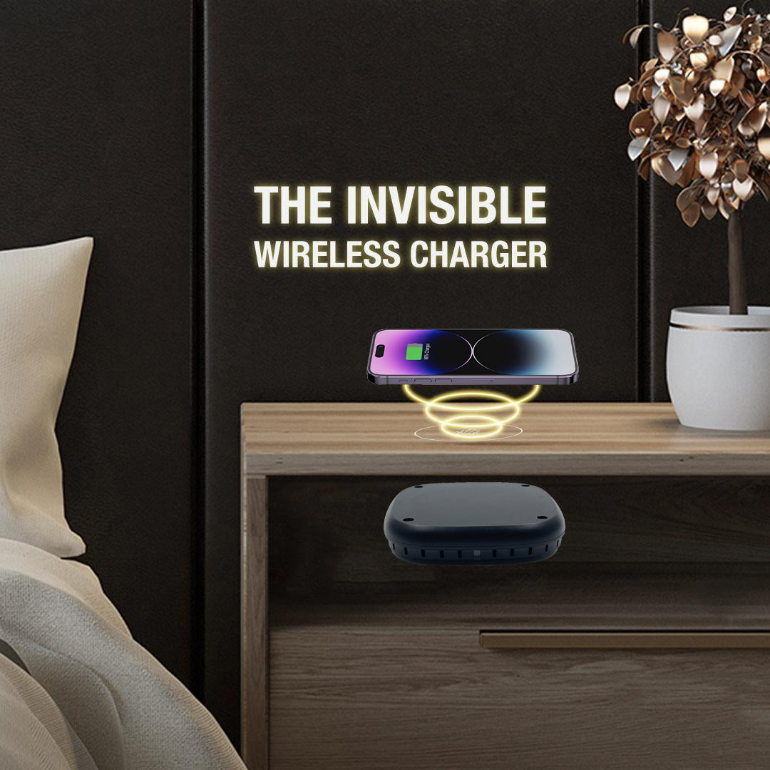 Invisible Under Surface Wireless Charger, for all Apple, Samsung & any Qi Device - CHARGit Store