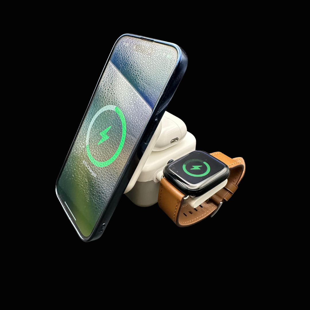 Apple Qi MagSafe Wireless Multi Charger For iPhone, Watch & AirPods - CHARGit Store
