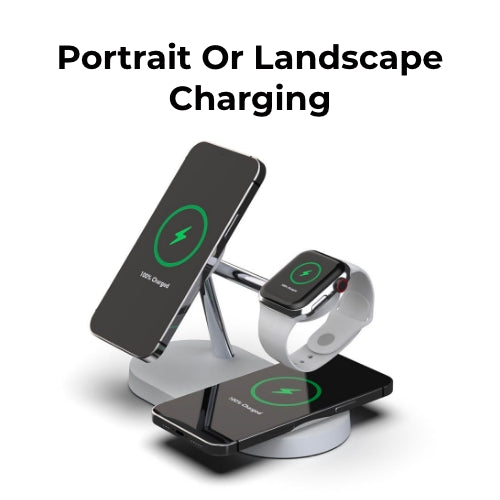 Apple 4-in-1 Qi MagSafe Wireless Multi Charger For iPhone, iWatch & AirPods - CHARGit Store