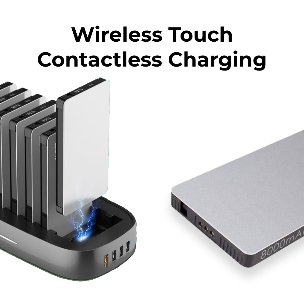 8 Multi Charging 8000 mAh Power Banks with touch charge Docking Station - CHARGit Store