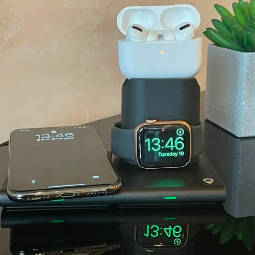 Apple Ultra Fast Qi Wireless Multi Charger For iPhone, iWatch & AirPods - CHARGit Store