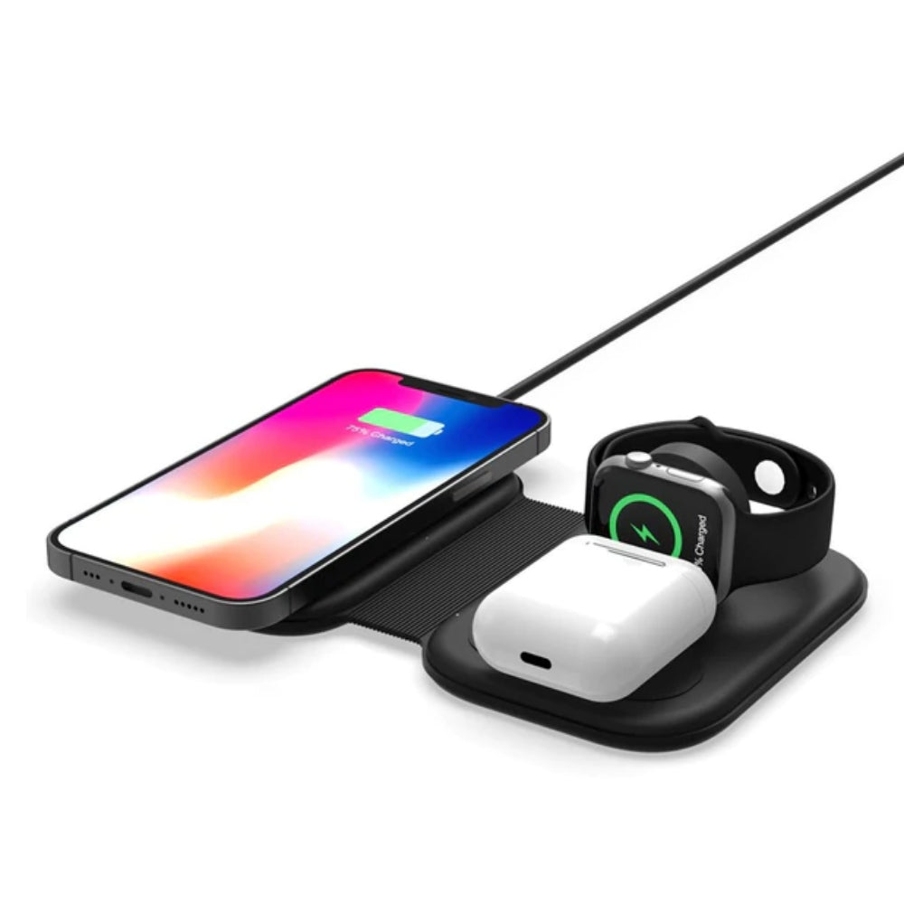 Apple Compact Deluxe Portable Qi MagSafe Wireless Multi Charger - CHARGit Store