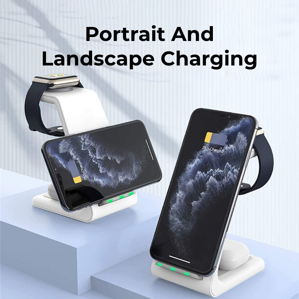 Apple Ultimate Qi Wireless Multi Charger For iPhone, iWatch, AirPods & all Qi Devices - CHARGit Store