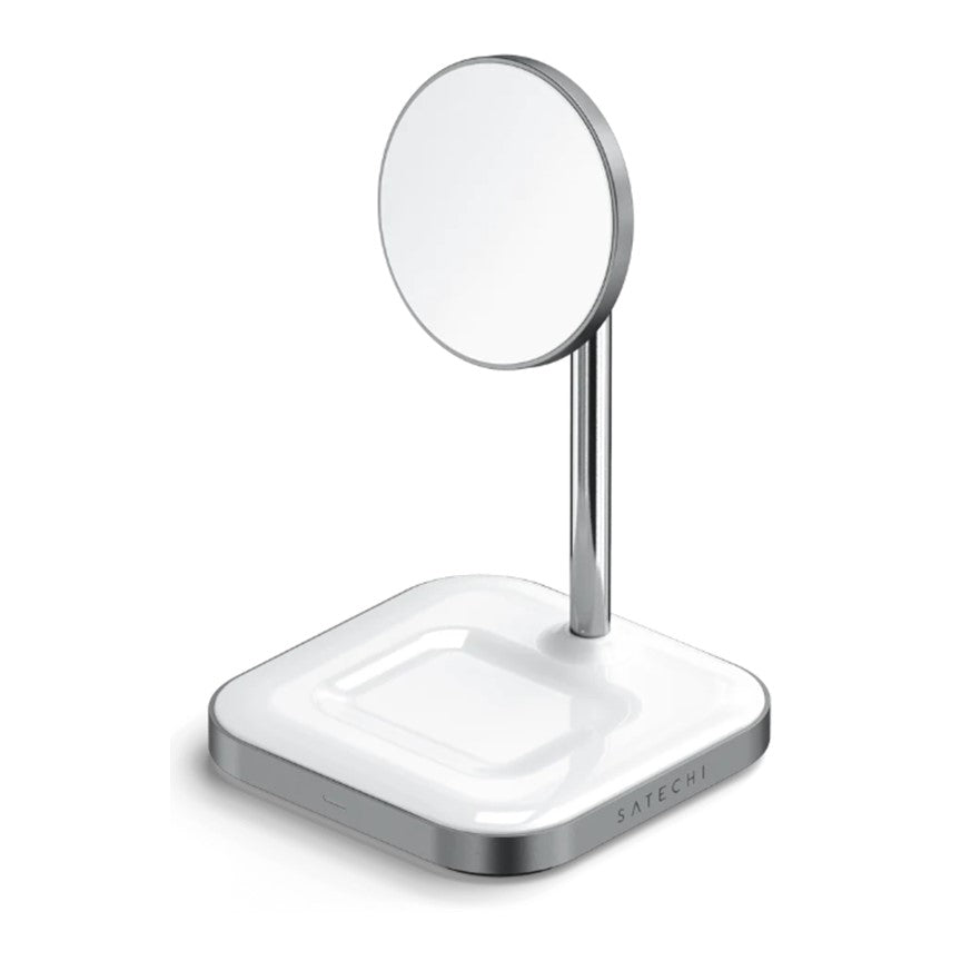 CHARGit Apple 2 in 1 Aluminium & Steel Qi MagSafe Wireless Multi Charger