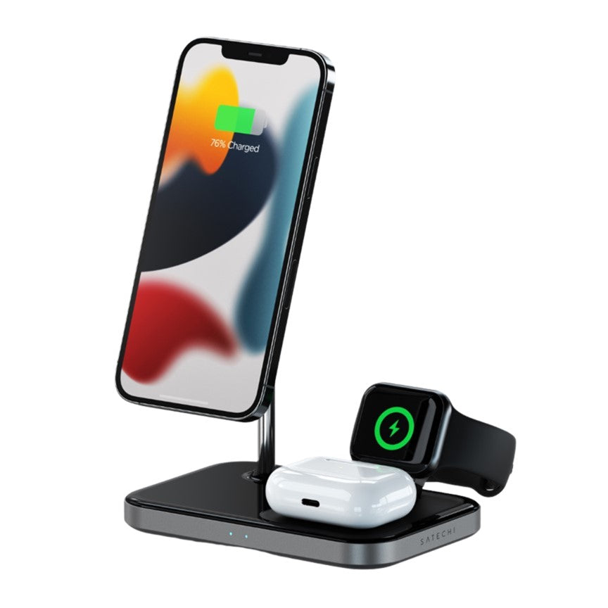 Satechi Apple 3in1 Qi MagSafe Wireless Multi Charger - CHARGit Store