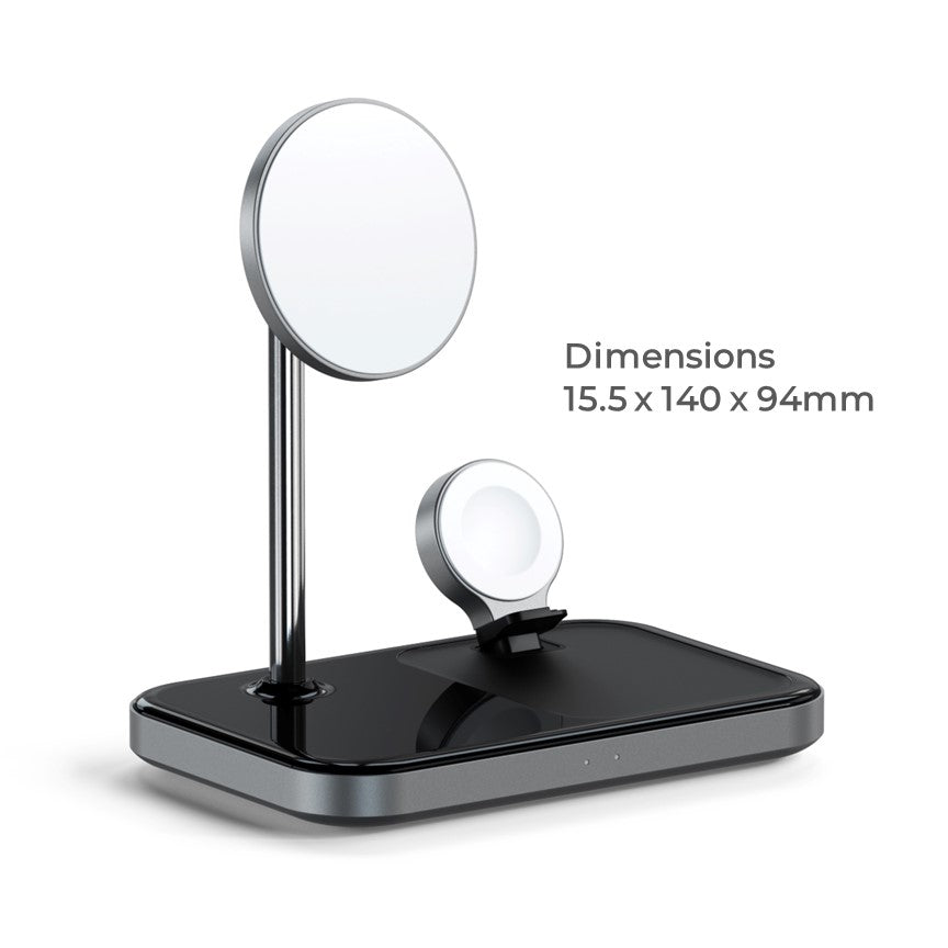 Satechi Apple 3in1 Qi MagSafe Wireless Multi Charger - CHARGit Store