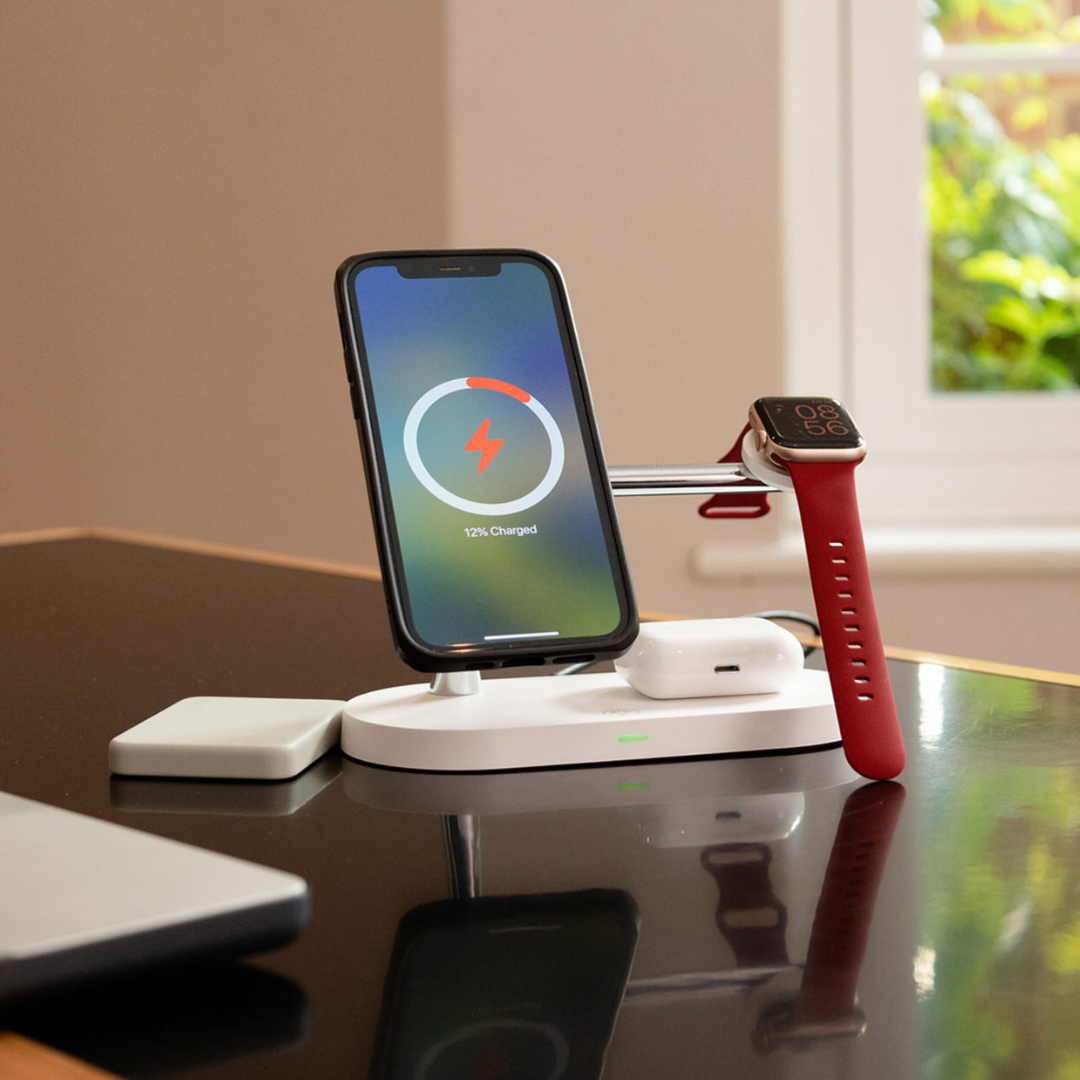 Apple 4in1 Qi MagSafe Wireless Multi Charger For iPhone, iWatch & AirPods - CHARGit Store
