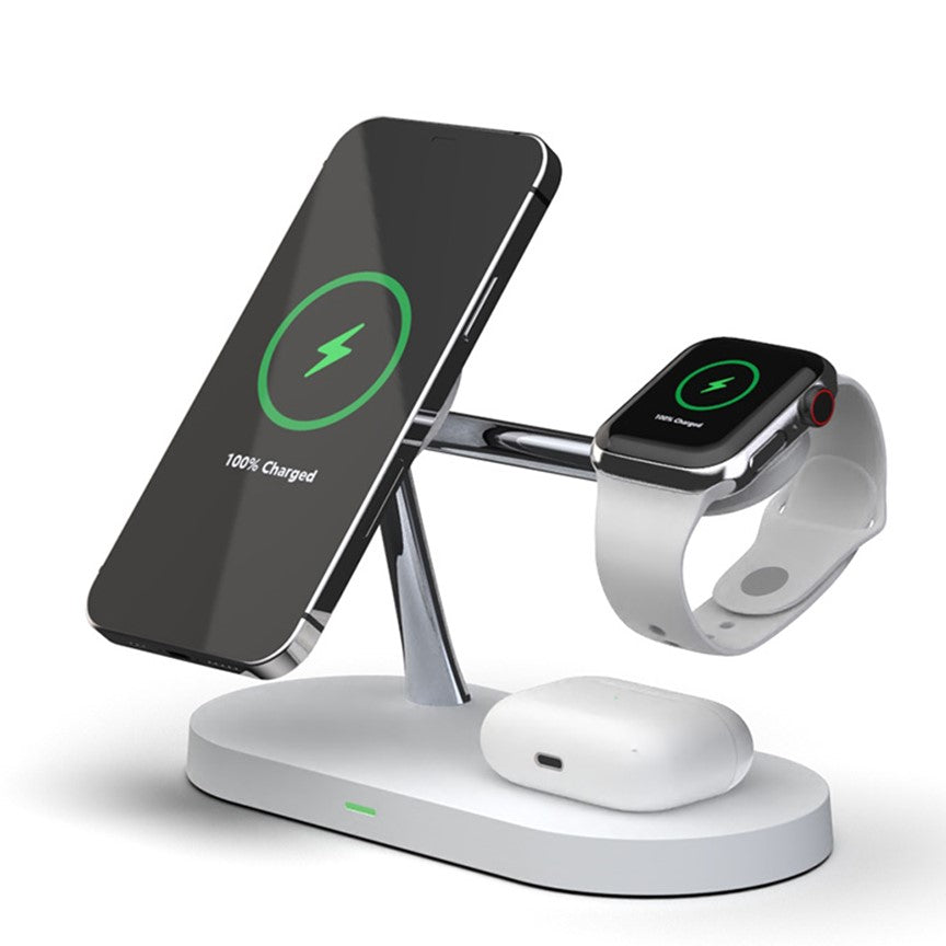 Apple 4in1 Qi MagSafe Wireless Multi Charger For iPhone, iWatch & AirPods - CHARGit Store