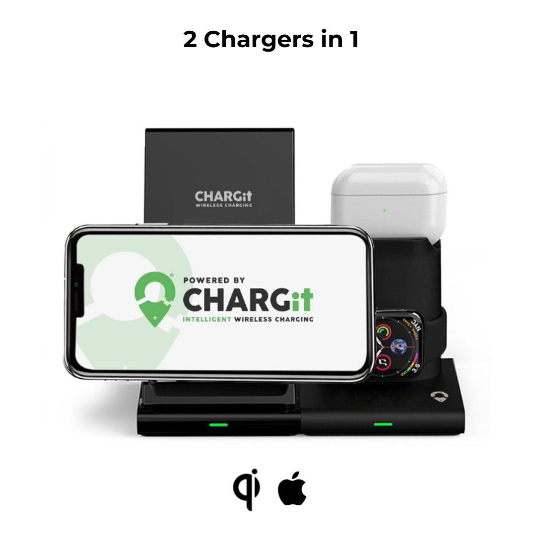 Apple Ultra II Fast Qi Wireless Multi Charger For iPhone, iWatch & AirPods - CHARGit Store