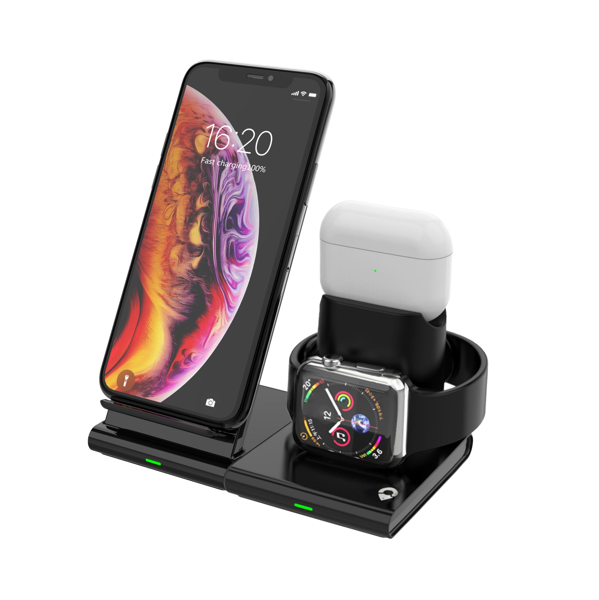 Apple Ultra II Fast Qi Wireless Multi Charger For iPhone, iWatch & AirPods - CHARGit Store