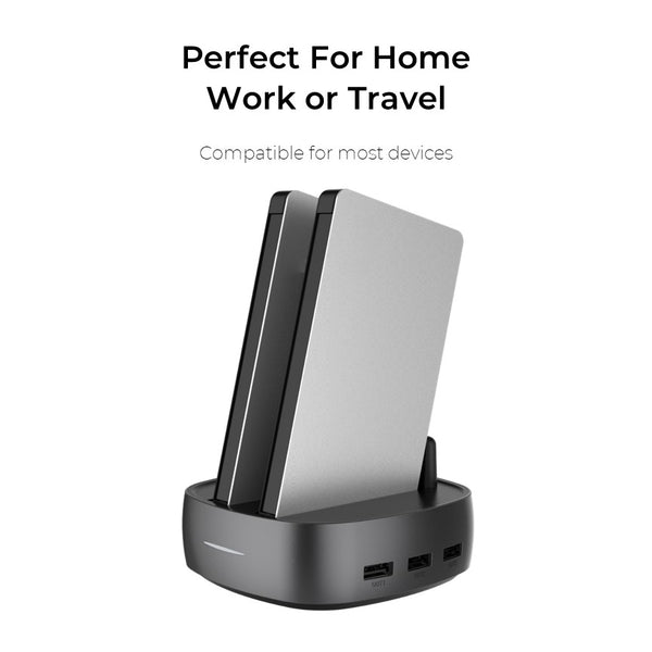 2 Multi Charging 8000 mAh Power Banks with wireless Charging Docking Station