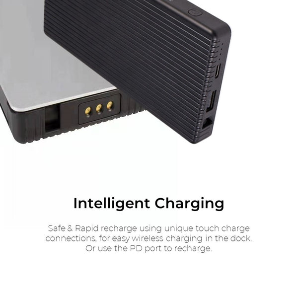 2 Multi Charging 8000 mAh Power Banks with wireless Charging Docking Station