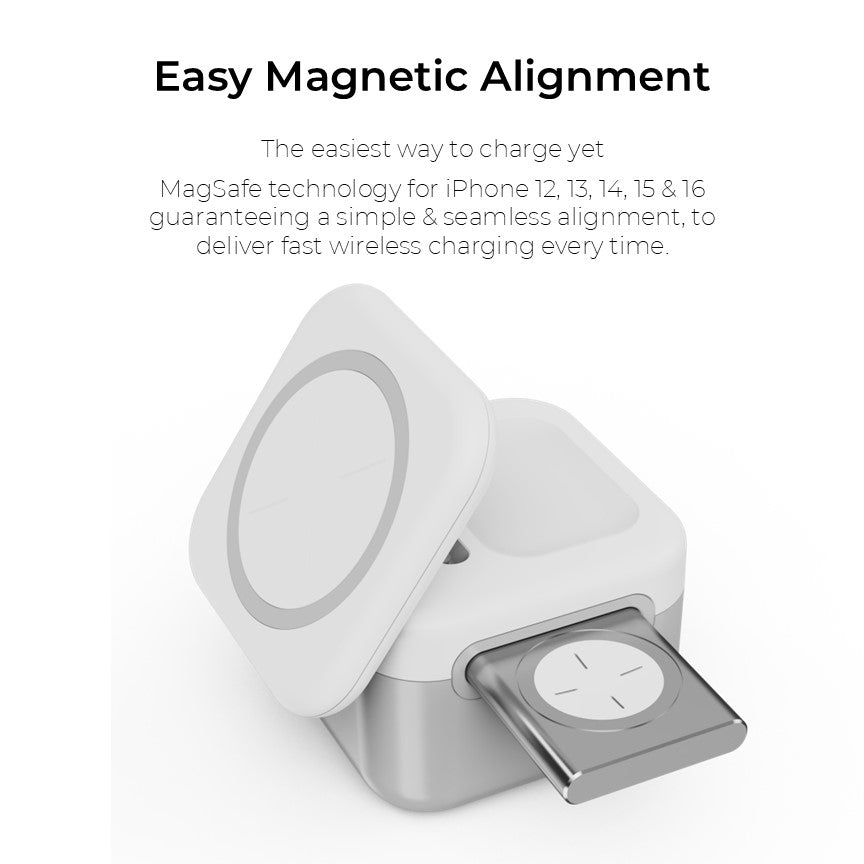 Apple MagSafe Wireless Multi Charger Station For iPhone, Watch &amp; AirPods