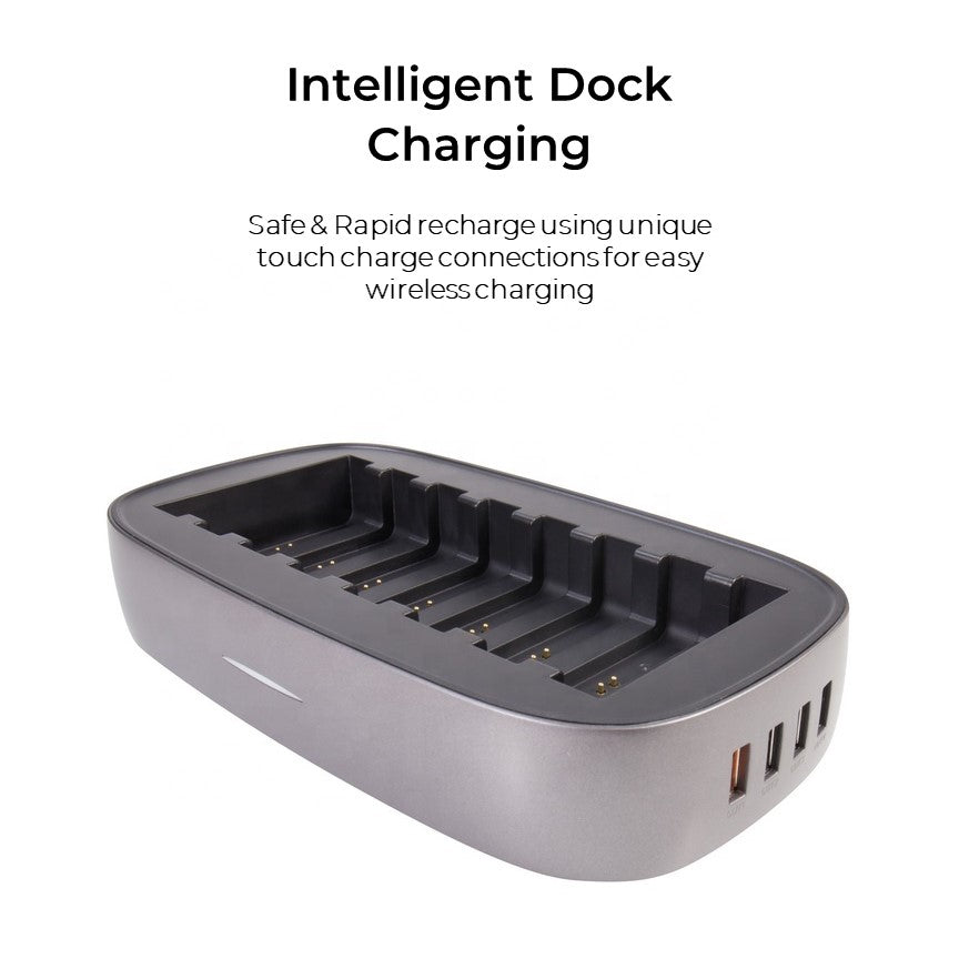 8 Qi MagSafe 10000mAh Power Banks with Touch Charge Docking Station - CHARGit Store