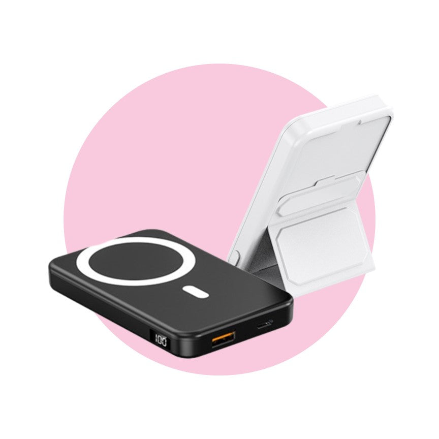 Apple Qi MagSafe 10K mAh Power Bank With USB-A USB-C Ports