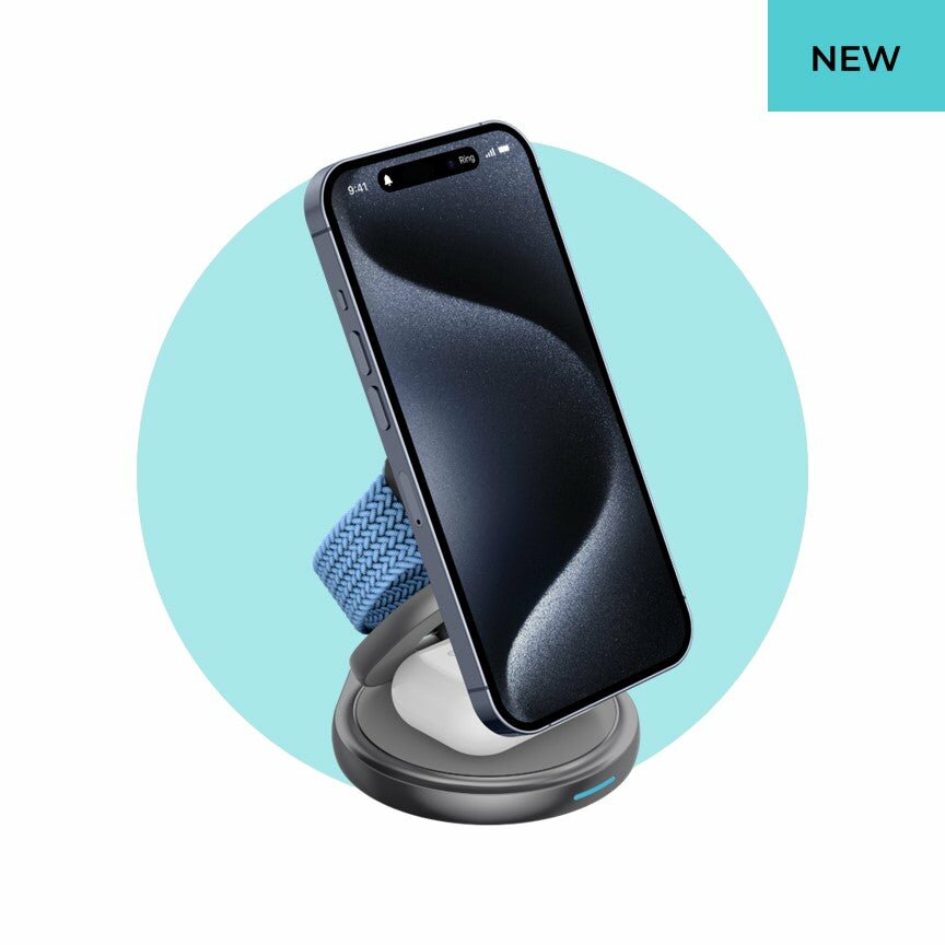 Apple 3in1 Qi MagSafe Wireless Foldable Multi Charger For iPhone, Watch & AirPods - CHARGit Store