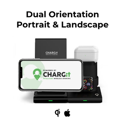 Apple Ultra II Fast Qi Wireless Multi Charger For iPhone, iWatch &amp; AirPods - CHARGit Store