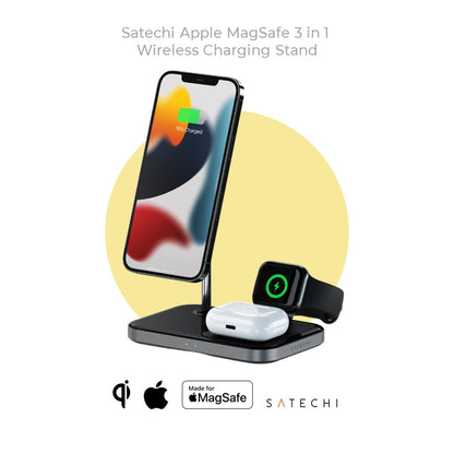 Satechi Apple 3in1 Qi MagSafe Wireless Multi Charger - CHARGit Store