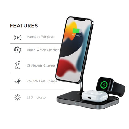 Satechi Apple 3in1 Qi MagSafe Wireless Multi Charger - CHARGit Store