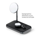 Satechi Apple 3in1 Qi MagSafe Wireless Multi Charger