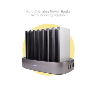 8 Multi Charging 8000 mAh Power Banks with touch charge Docking Station - CHARGit Store