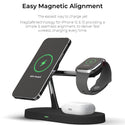 Apple 4-in-1 Qi MagSafe Wireless Multi Charger For iPhone, iWatch & AirPods - CHARGit Store