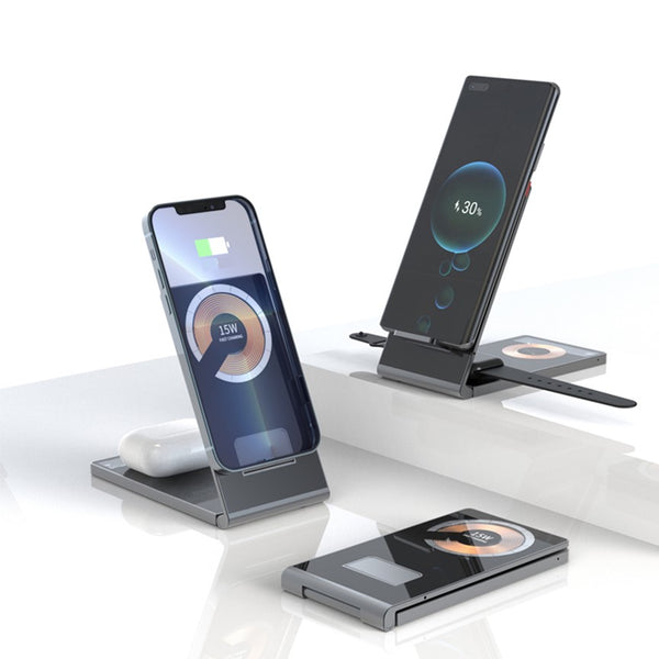 Apple Dual 15W MagSafe Coil 3in1 Wireless Multi Charger - CHARGit Store