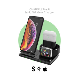 Apple Ultra II Fast Qi Wireless Multi Charger For iPhone, iWatch & AirPods - CHARGit Store